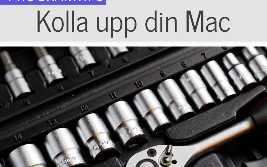 Gratistipset: Kolla upp din Mac med Maintenance