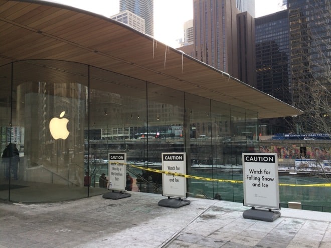 Apple says Chicago store's snow problems are result of software issue