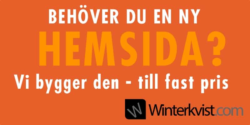 Winterkvist.com - Proffs på Internet!