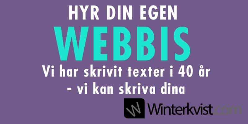 Winterkvist.com - Proffs på Internet!