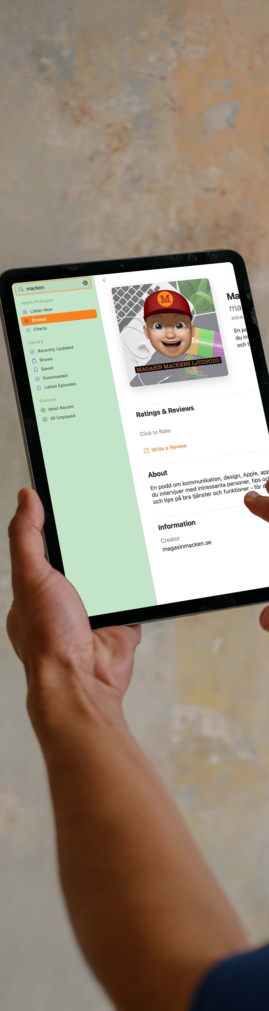 Nu har podden landat hos Apple